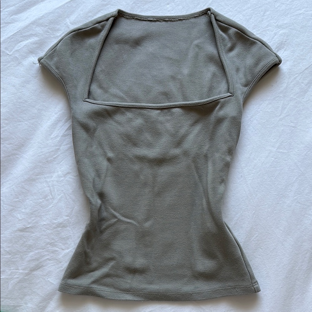 Elegant Gray Women's Top